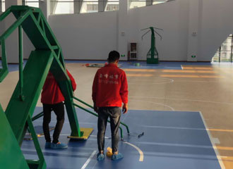 乐鱼团队施工现场1