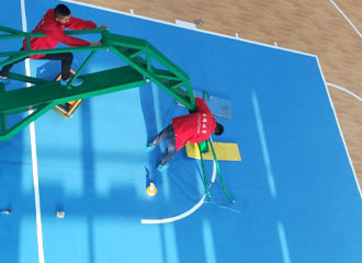 乐鱼团队施工现场2